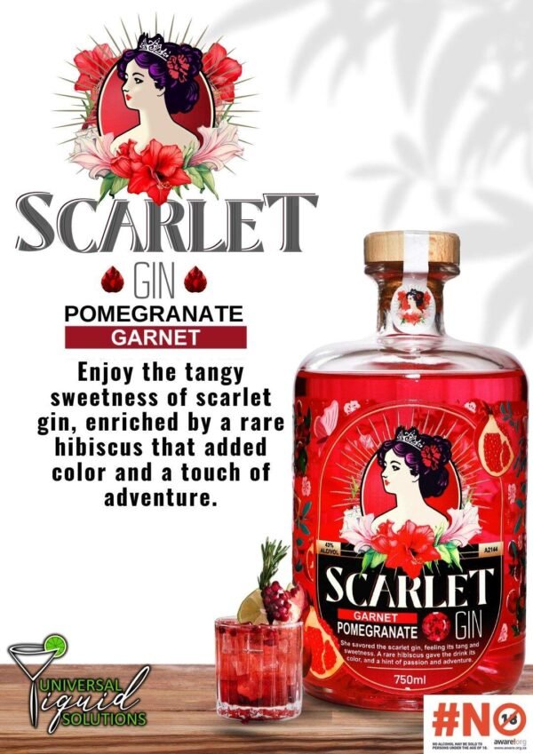 SCARLET POMEGRANATE GARNET GIN